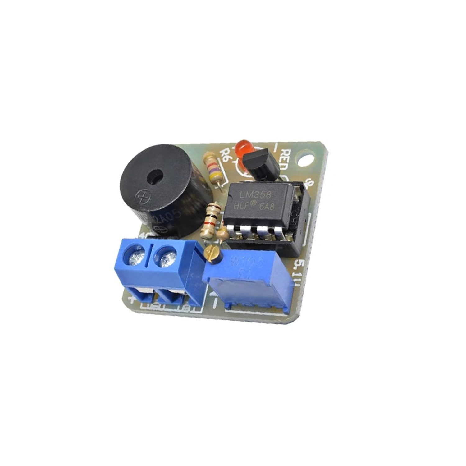 12V Accumulator Storage Battery Low Voltage Undervoltage Overcharge Discharge Sound Alarm Buzzer Protection Board