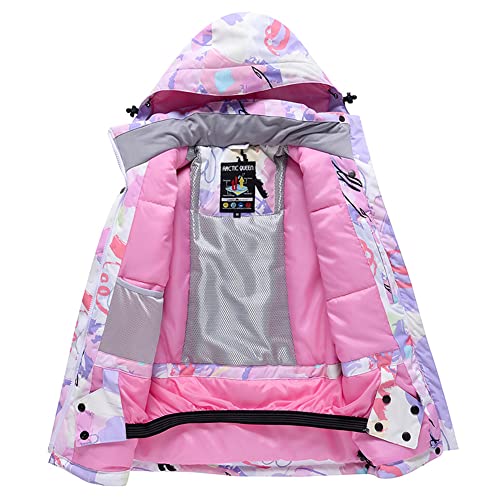 Image of Girls /Boys Snowsuits Hooded Insulated Windproof Winer Coats Ski Jacket Snow Pants Set