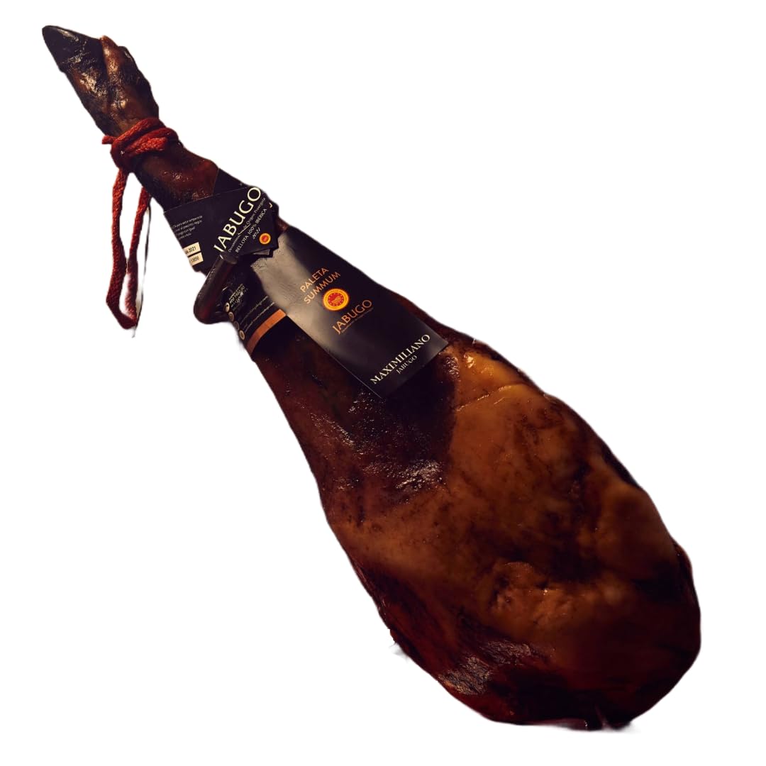 Maximiliano Jabugo - Paleta MXM D.O.P Jabugo Bellota - Paleta 100% Ibérica - Pieza 5 kg - Exclusiva y Auténtica - Curación 24 Meses - Crianza Libertad - Origen Sierra de Huelva - Ideal para Compartir