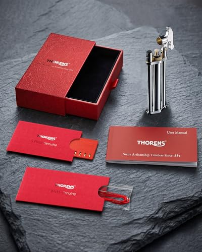 Encendedor Stick Tres Secciones Thorens Plata miniatura 2