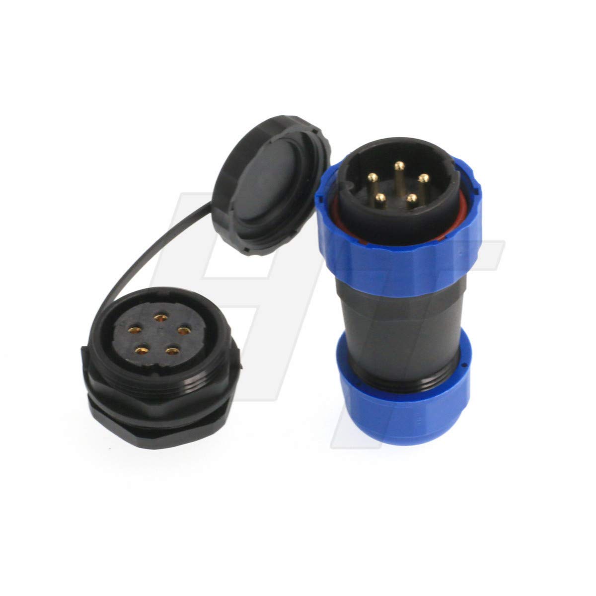 Elecbee Connettore Aeronautica SP21, IP68 Impermeabile Spina - Foto 5