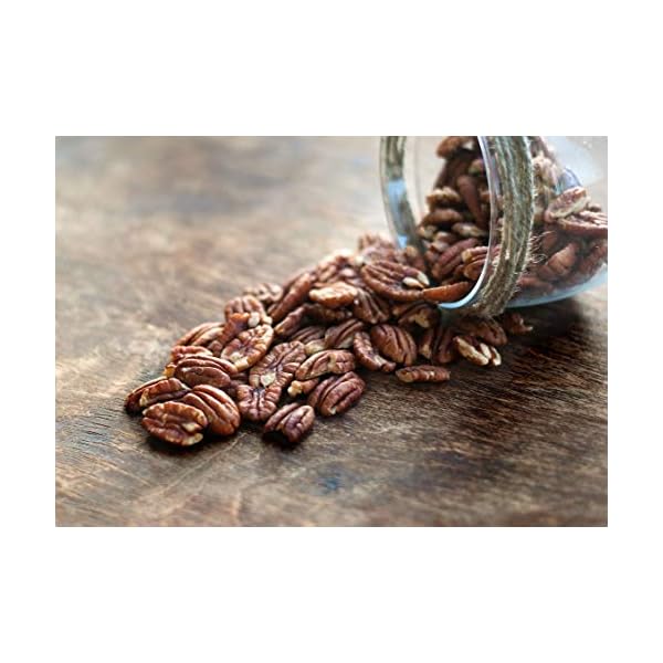 Organic Pecan Halves, 1.5 Pounds – Non-GMO, Kosher, Raw Pecan Nuts, Unsalted, Vegan, Kosher, Shelled, Sirtfood, Bulk. Good source of Calcium, and Zinc. Great for Pecan Pie, Salads, and Trail Mixes