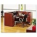 Alera ALE Valencia Series Reception Desk w/Counter, 71w x 35 1/2d x 42 1/2h, Cherry