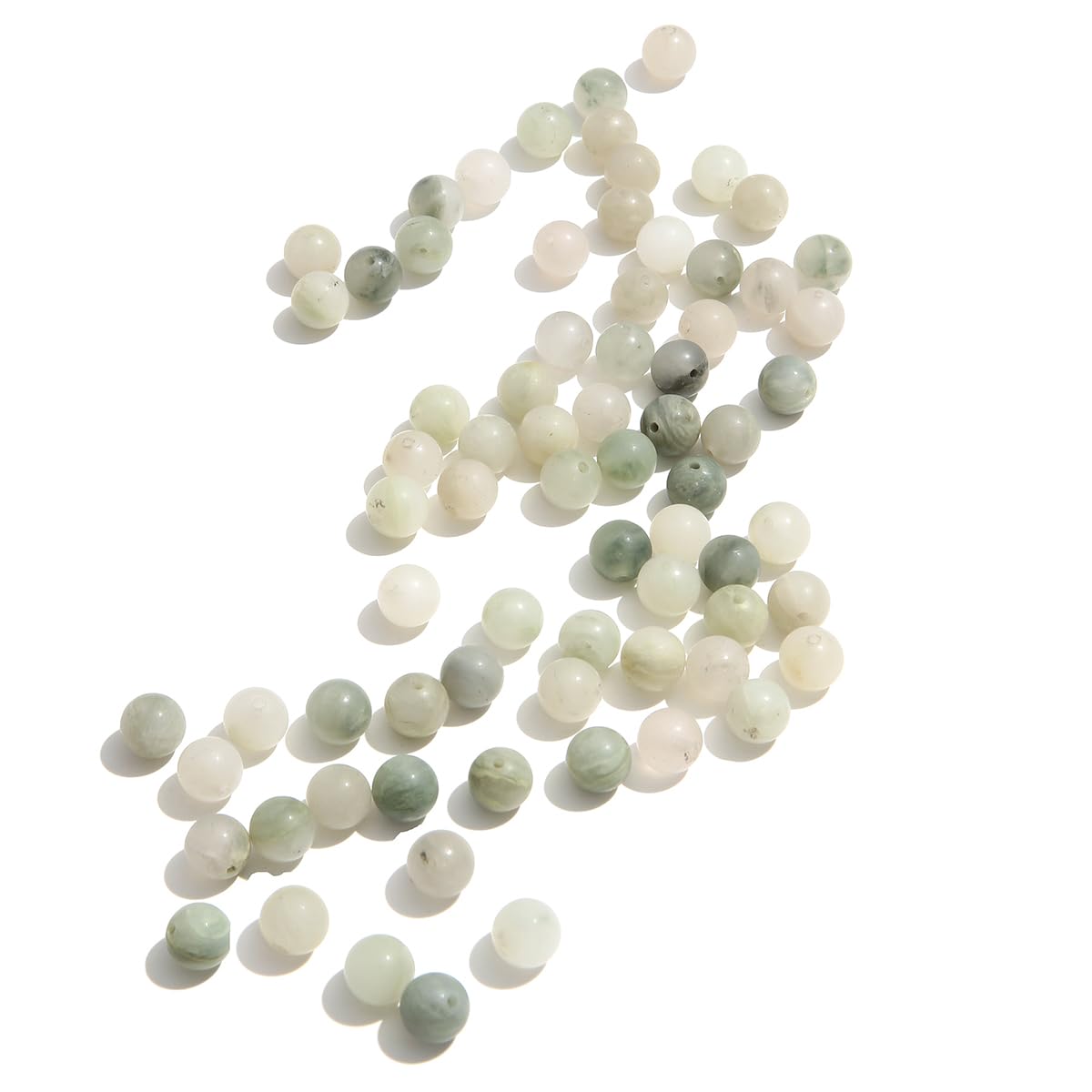 Collana in Crisoprasio e onice con chiusura in argento 925 con gemme di
