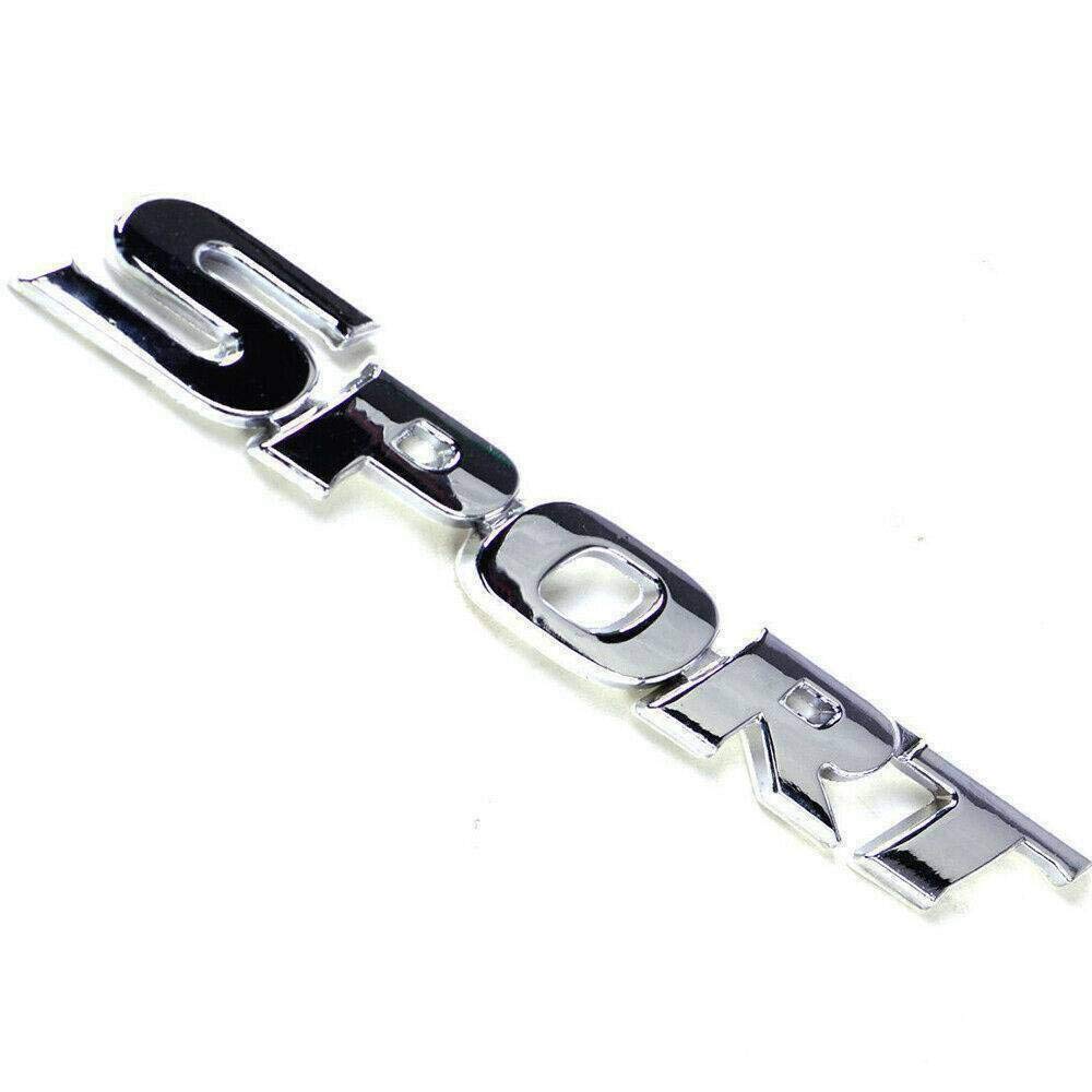 1× Car Metal 3D Sport Logo Emblem Badge Sticker Trunk Fender Decal Accessories