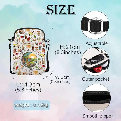 MEIKIUP Movie Inspired Gift My Real Home Crossbody Bag Movie Fans Gift Fantasy Novel Lover Gift3