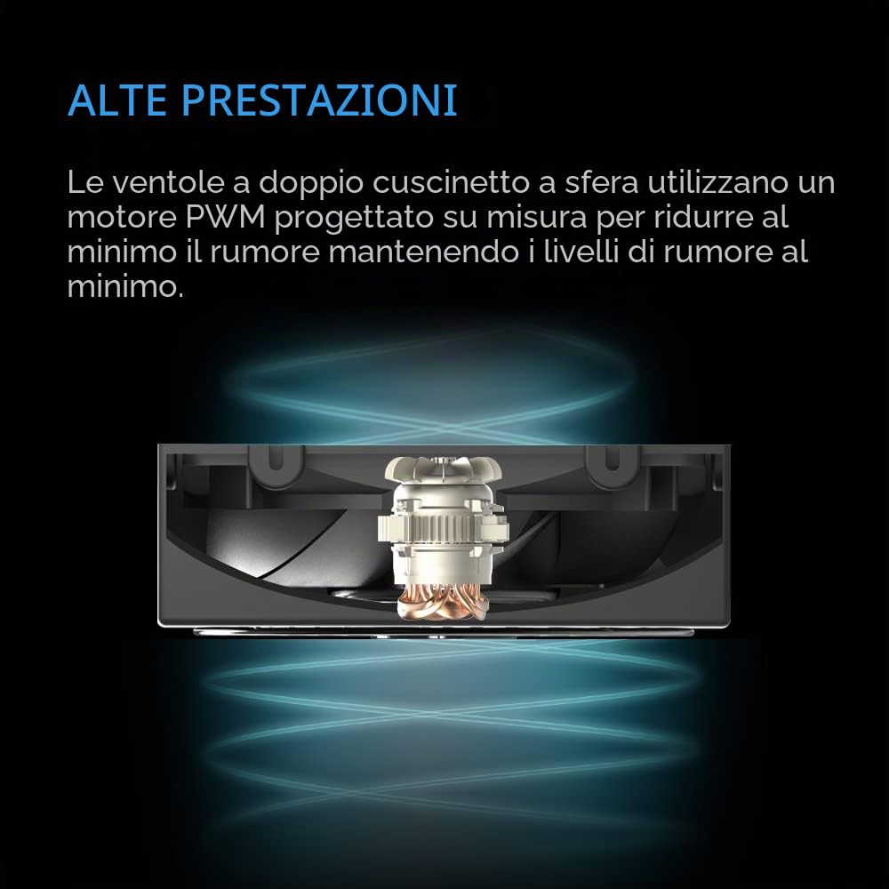 AC Infinity Kit Ventola Rack ROOF, silenzioso con Doppia Ventola e Regolatore di Velocità, per Raffreddamento AV, Home Theater, Rack da 48 cm, 19 Pollici