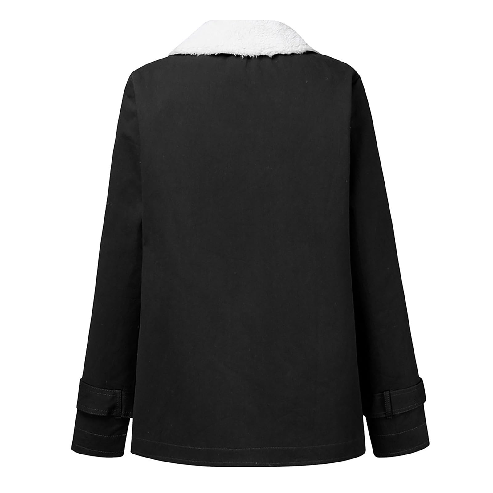 Invierno mujer PlushButton Plus Outwearcoat compuesto chaqueta tamaño cálido abrigo de mujer Chaleco Acolchado Capucha Mujer Chaqueta Mujer Borrego Casacas De Invierno Mujer
