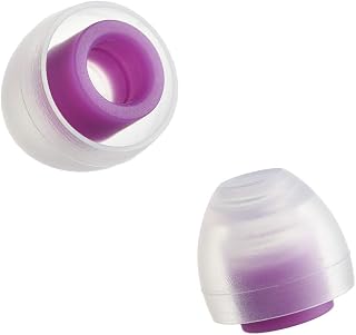 SpinFit CP100 for IEM - SS - Patented Silicone Eartips for Replacement, Secure Fit and Supreme Comfort (2 Pairs) (for Nozzle Diameter from 4.5-5mm)