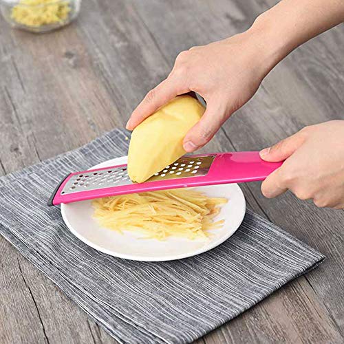 4Pcs Multi-Purpose Vegetable Slicer Set Stainless Steel Cheese Grater & Vegetable Chopper For Vegetables Fruits Hand-Held Shredder Cutter Grater Slicer Kitchen Tool #TOP3