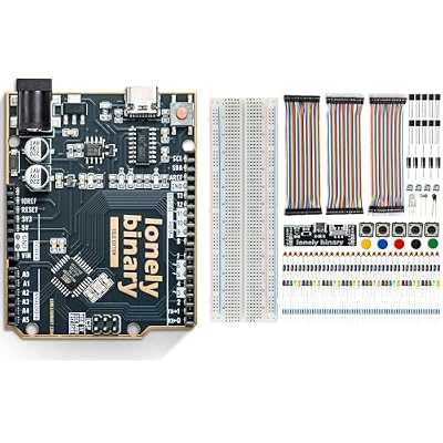 Uno R3 Development Board and Electronics Starter Kit Bundle