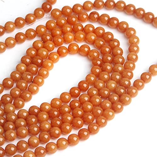 Aventurine Red Stone Gemstone Beads, 8 mm, 6 mm, 4 mm, Ball, Semi-Precious Stones, Jewellery Making Craft Accessories - Image 4