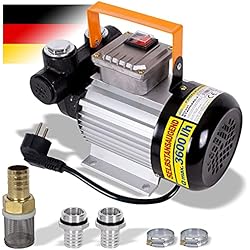 AMUR Bomba DE GASOIL - Bomba GASÓLEO - Bomba TRASVASE GASOLEO Bomba DE GASÓLEO Bomba DE TRASVASE 230V Bomba trasvase gasoil Standard-4 con Interruptor de Emergencia y Doble conexión