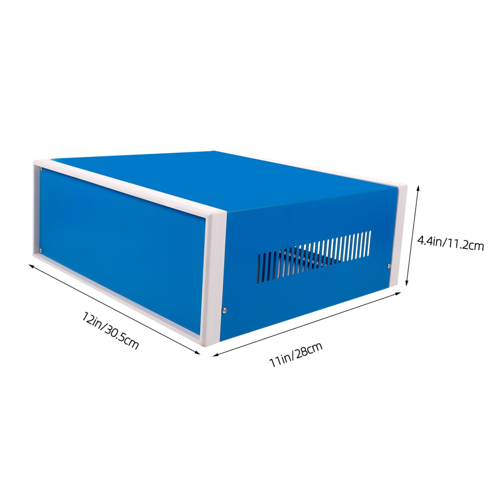 Scatola Elettrica in Ferro Blu Resistente alle Intemperie per Protezione Strumenti Elettronici Aspetto Semplice ed Elegante da Esterno