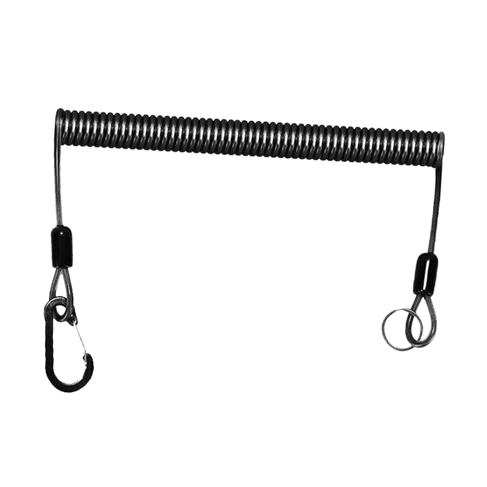 LOOM TREE® Fishing Lanyard Wire Spring Cord Strap Retractable Safety Spring Coiled Rope Stretched 200cm | Fishing | Fishing Equipment | Fly Fishing Accessories-image-21