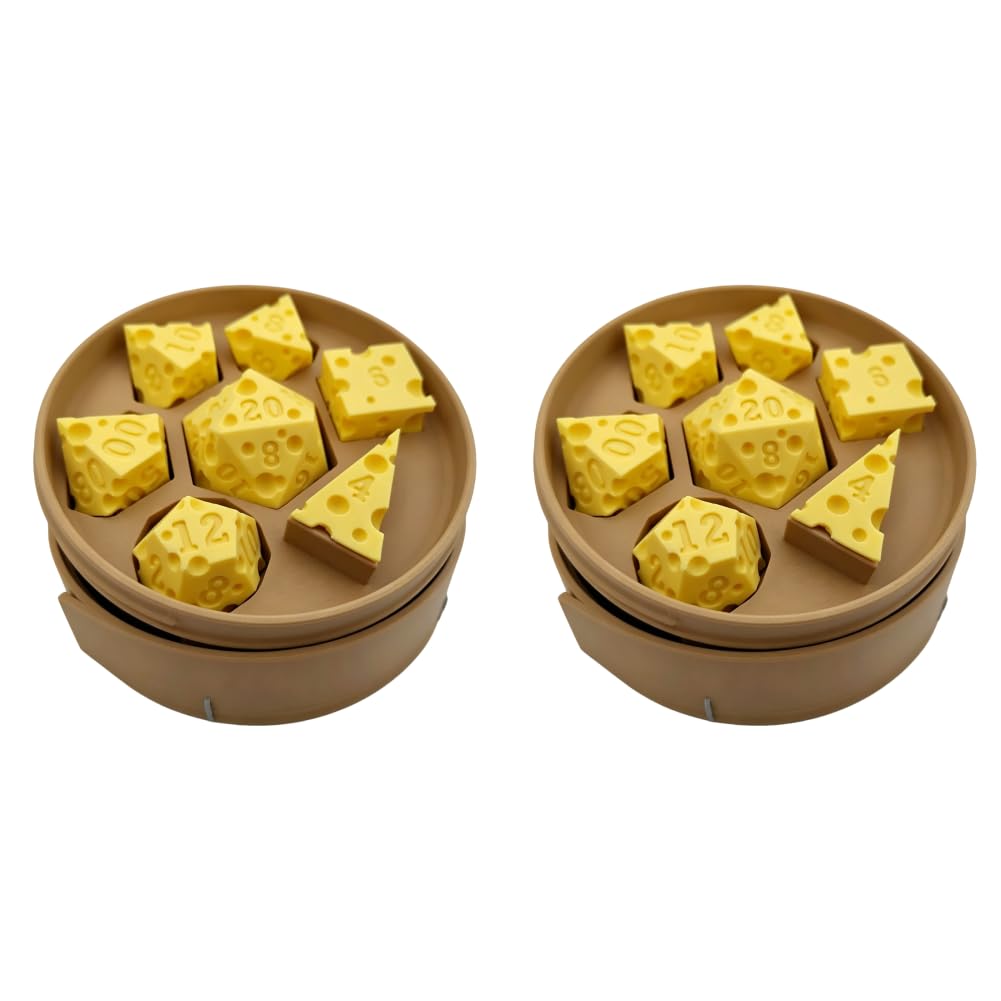 Irregular Cheese Dice toy Set for Dungeons & Dragons and Board Games