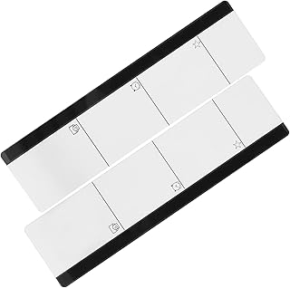 SEWACC 2 Pçs Monitor De Computador Painel Lateral Tela De Computador Suporte De Notas De Plástico Almofadas De Memorando Placa De Mensagem Pegajosa Para Computador Portátil Pc
