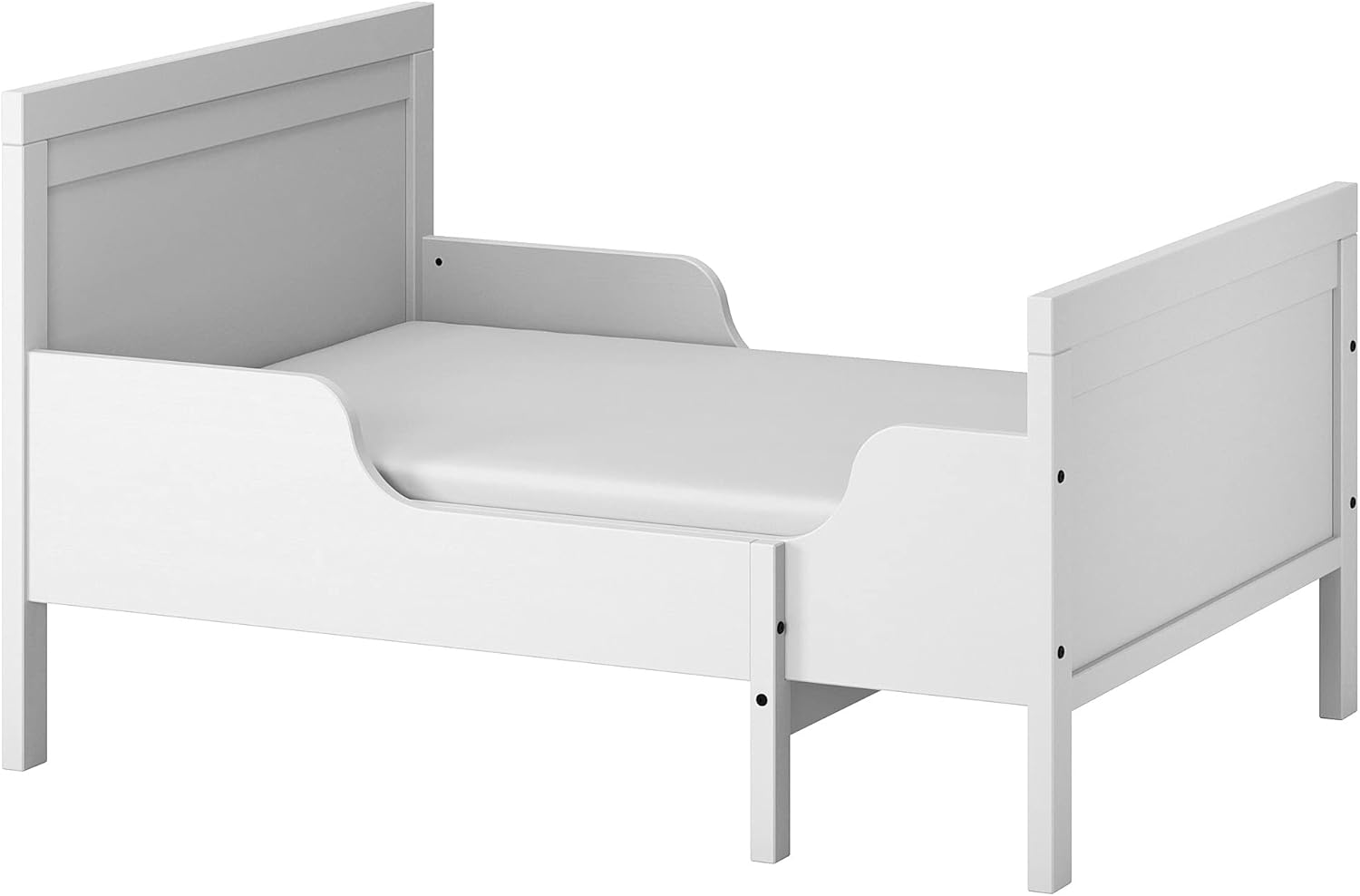 SUNDVIK extendable bed, 80x200 cm, grey