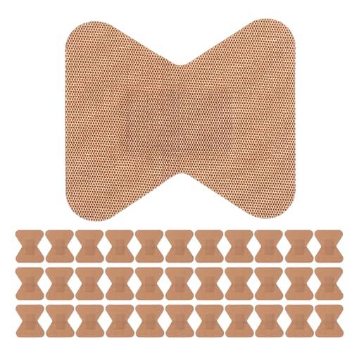 MOLUCKFU Vendajes Elásticos Transpirables para Dedos y Nudillos 45X51 MM Forma de Ala 100 Unidades Apósitos de Tela Flexibles Protectores para Heridas y Cortes Pequeños Uso Diario y Viajes