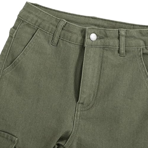 GAGELE Boy's Skinny Ripped Jeans Destroyed Distressed Stretch Slim Fit Denim Pants3