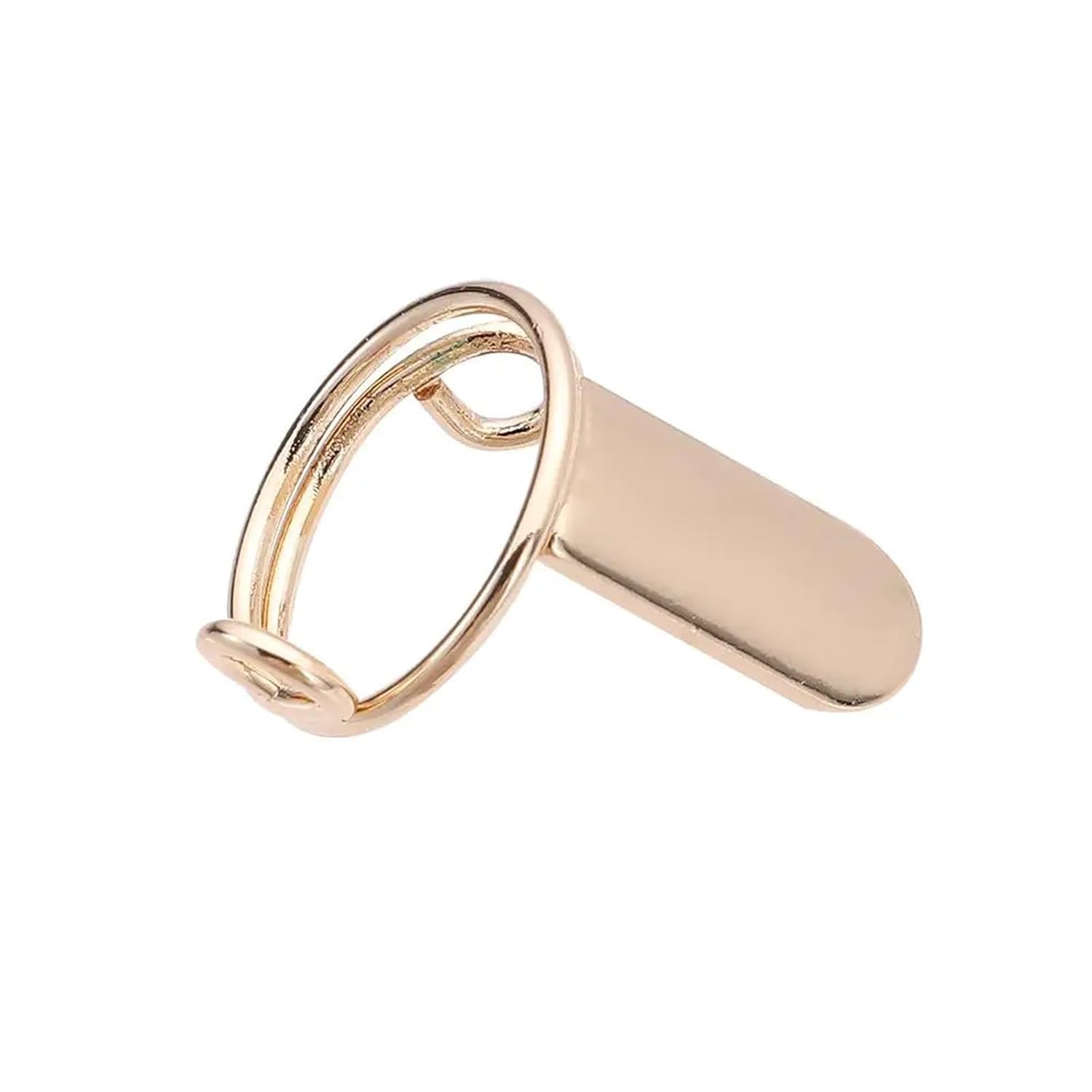 Nail Rings Set 30 pcs Reusable Nail Rings Removable Gold Color Fingertip Causal Silver Phalanx Ring Art Decoration(Upgraded Gold)