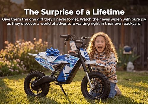 Product Image SPARK03 Electric Dirt Bike for Kids Age 8-14, 1000W Peak Motor, Dual Suspension, 3 Speed Modes, 22Mph – 48V/13AH Long Range Ride with Dual Disc Brake & Shock Absorber,RTR Bike for Gifts — view 6