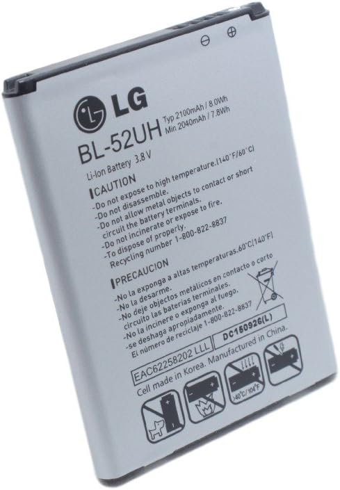 LG Optimus L70 MS323 Standard Battery OEM BL-52UH (Bulk Packaging)