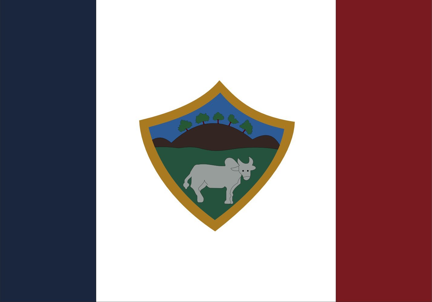 Drapeau Large Lajedão finition haut de gamme paysage de 1.35m²
