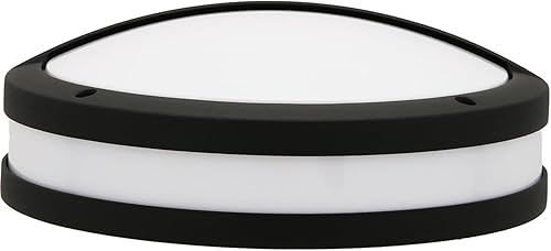 Miniatura 8 de Sunlite 81384 - Lámpara LED redonda de pared y mamparo de 11 pulgadas, 20 vatios (equivalente a 70 W), 1000 lúmenes, regulable, vida útil de 50,000