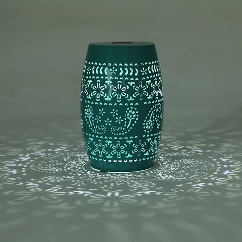 image for Christopher Knight Home Patio Side Table with Solar Powered Light,Outd