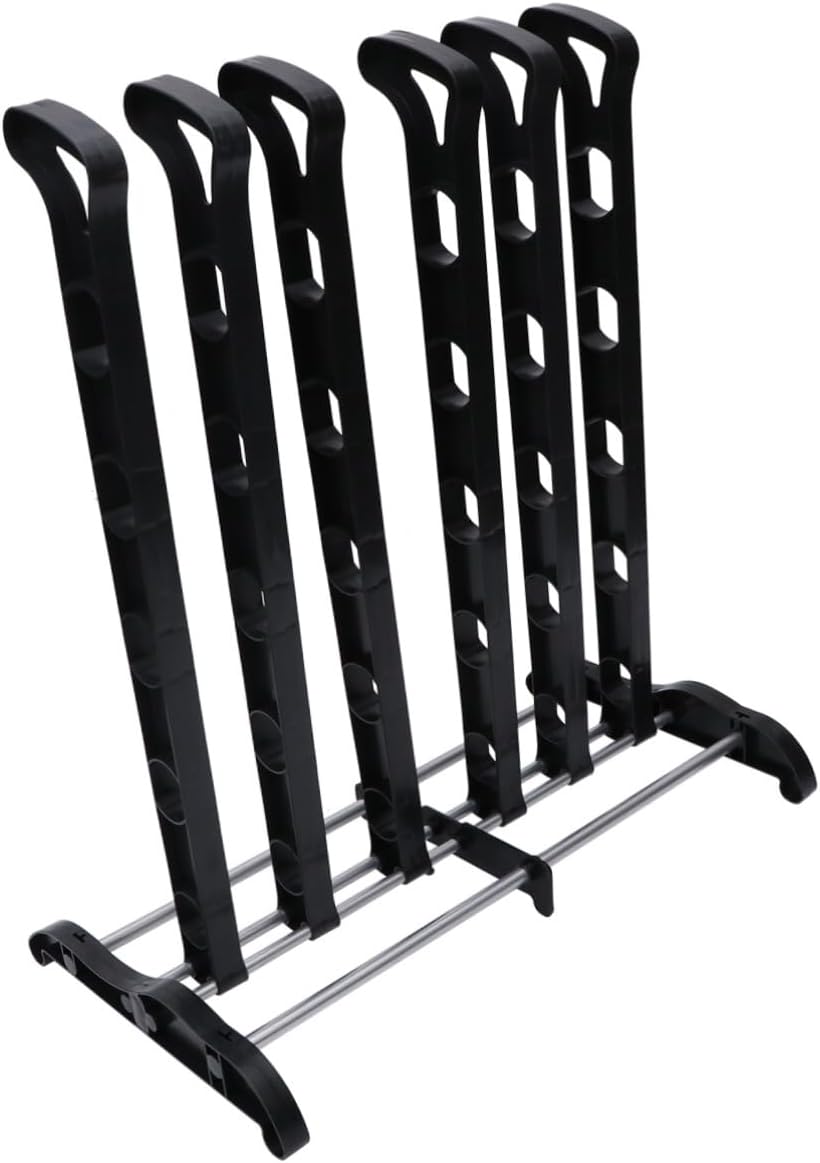 Boot Storage Holder Shoe Racks Drying Rack Hangers Hanging Shelf Boot Organizer Sturdy Inverted Design Dust Prevention Black