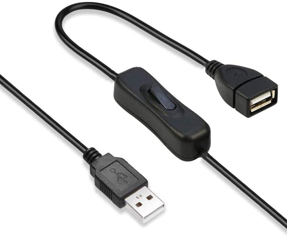 Amazon.co.jp: YFFSFDC USB A オス メス 延長ケーブル 2m ON/OFF