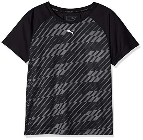 Preisvergleich Produktbild PUMA Jungen Gym Graphic AOP Tee B T-Shirt, Black, 128