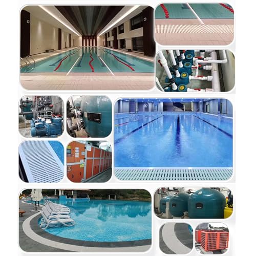 Grilles de drainage pour éliminer l'eau stagnante de piscine