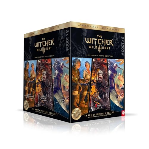 The Witcher 3 : Anniversary Puzzle Trilogy Just for Games - vue 2