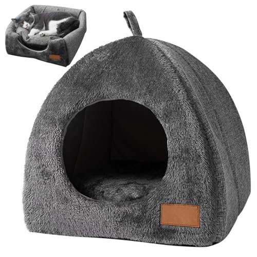Nid de grotte chenil portable pour chat intérieur