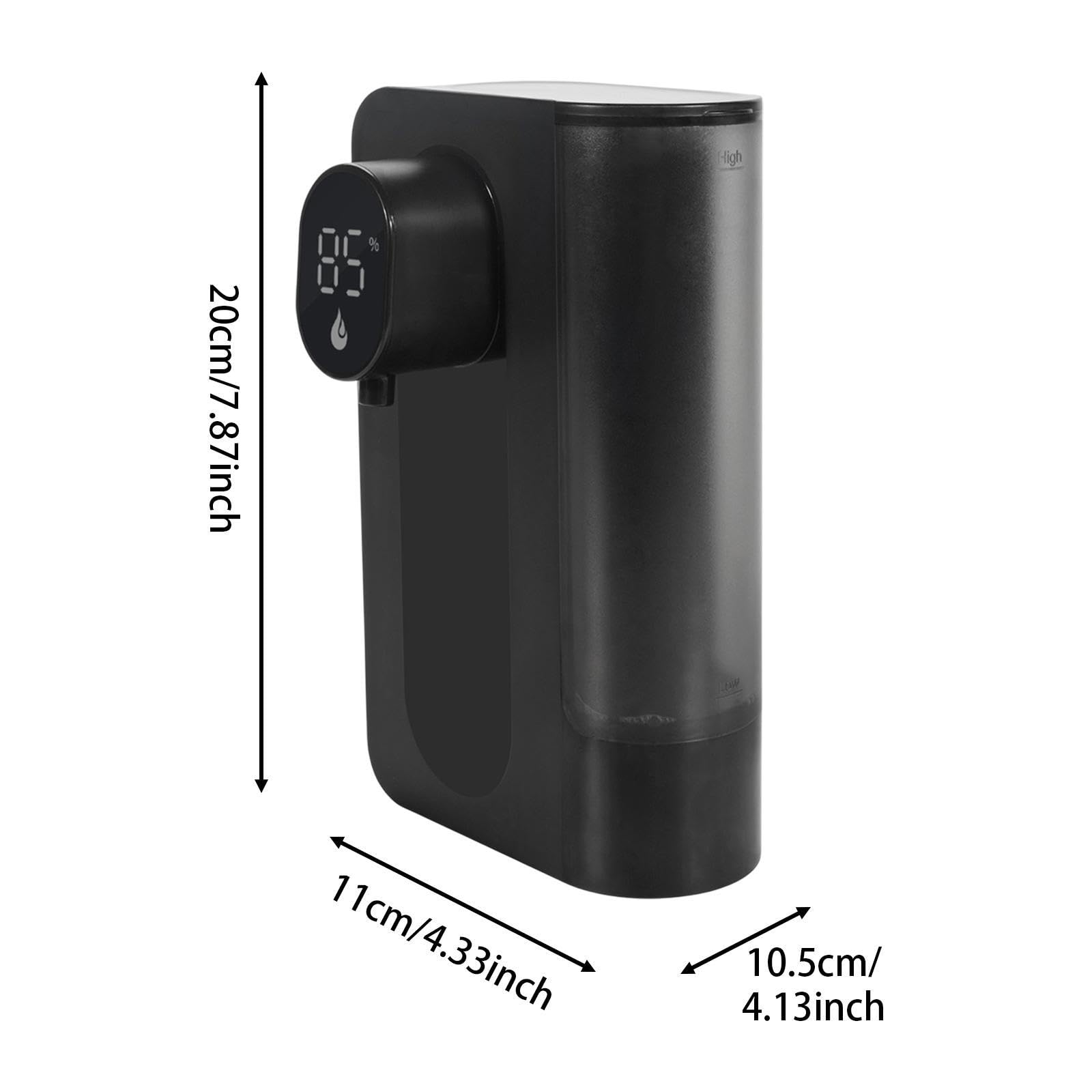 Dispensador Automático de Jabón de 500 Ml, Eléctrico Moderno Y Ajustable.