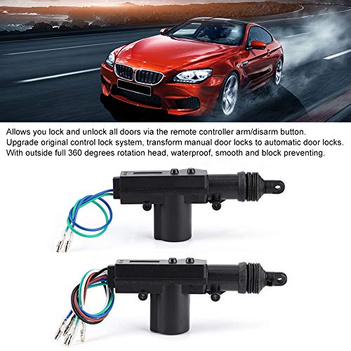 Auto Centrale Vergrendeling, Universele Centrale Deurslotaandrijving Afstandsbediening Conversiekit voor 4-deurs Voertuig Keyless Entry Systeem 433.92 MHz - Afbeelding 4