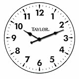 Taylor Precision Products Patio Clock (12-Inch)