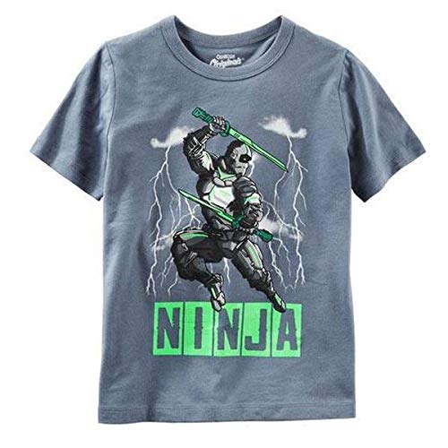 OshKosh B'gosh Round Neck T-Shirt For Boys - Grey