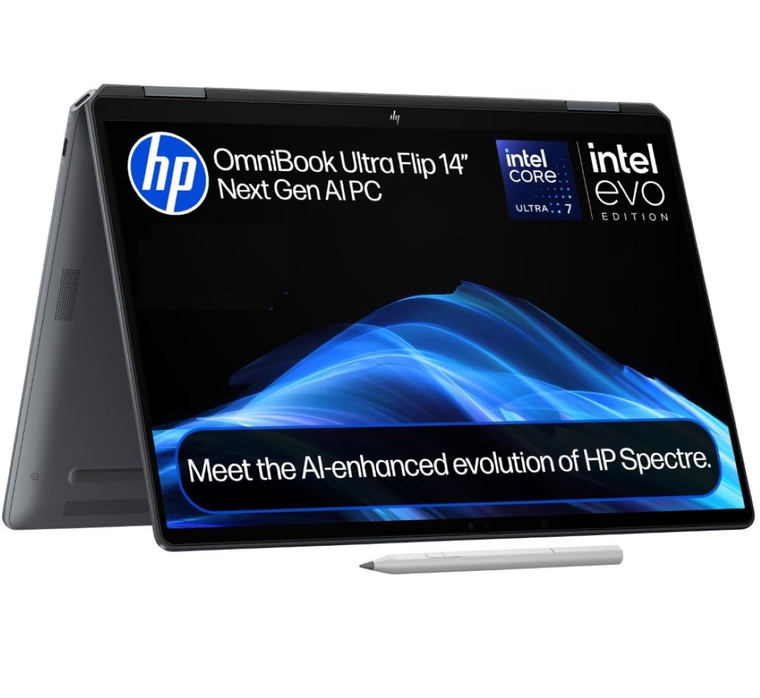 HP OmniBook X Flip NGAI 14" Laptop | CoPilot+ PC | Intel® Core™ Ultra 5-226V Processor | 16GB RAM | 512GB SSD | Intel® Arc™ 130V | 2K IPS Touchscreen | Up to 22.75Hr Battery | Windows 11 | 14-fm0005sa — view 26