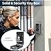 KENRONE Security Key Lock Box Outdoor,Key Safe Boxs with APP,Code,Fingerprint Unlocked,Suitable for Car and House Keys