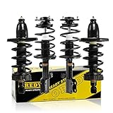 OREDY Struts Full Set of 4 Coil Springs Suspension Front Rear Shocks Struts 15123 15124 11505 11506 Complete Struts Assembly Compatible with Ridgeline AWD 2006 2007 2008 2009 2010 2011 2012 2013 2014