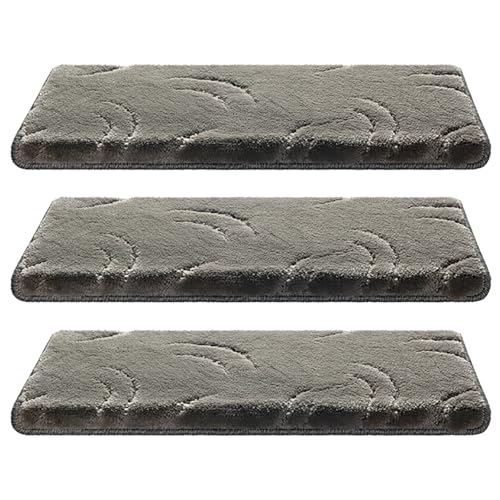 Ki ~߃}bg KipJ[ybg3ZbgA~߉H̊KiJ[ybgAؐKipi[Â݂fUCA_炩ȎGAKȑ(Gray,24x90 cm/10x35 in)