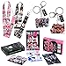 Stray Kids Merch Gift Box Set Including Photocard Holder, 3 Styles 165 Postcards, 200 Stickers, 8 Transparent Cards, 2 Keychain, 2 Lanyards, 2 Badges and Phone Ring Holder for Fans Women