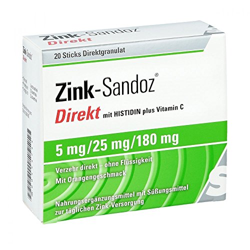 Preisvergleich Produktbild Zink-Sandoz Direkt, 20 St. Sticks