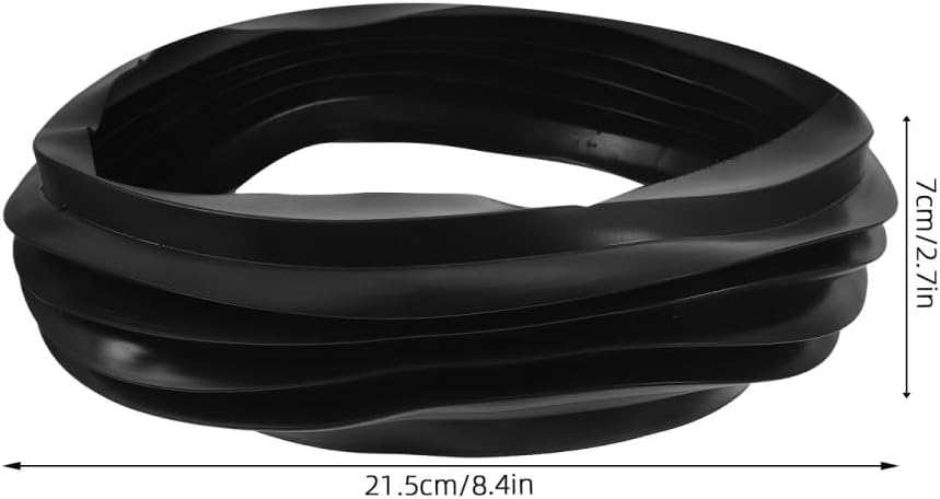 Adjustable Heavy Duty Shampoo Bowl Rubber Ring Replacement for Salon Washbasin Leak-Proof Height Adjustment Mechanism Compatible Ceramic Basins