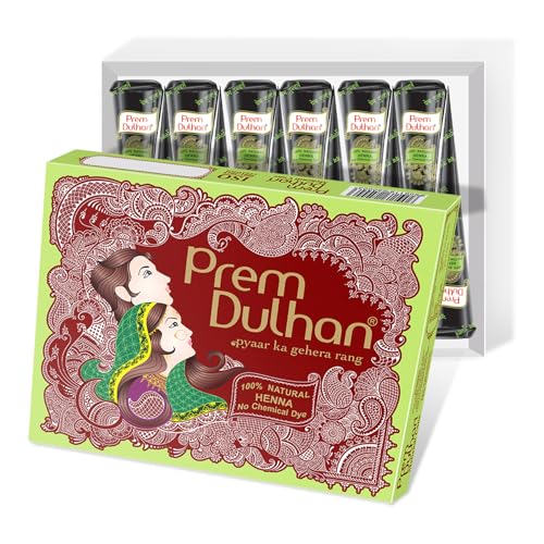 Image of Prem Dulhan Mehendi Cone 12pc in 1 box - Pack of 10