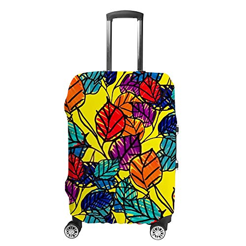 Housse de valise lavable fleurs tropicales pour repérer et protéger son bagage
