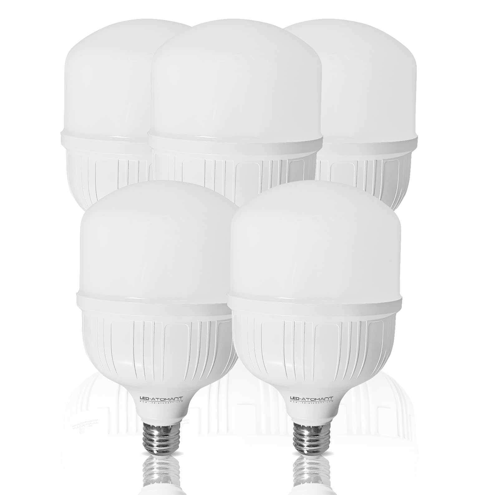 LED ATOMANT 5x Bombilla LED E27 T120 50W Color Luz Fria 5500lm